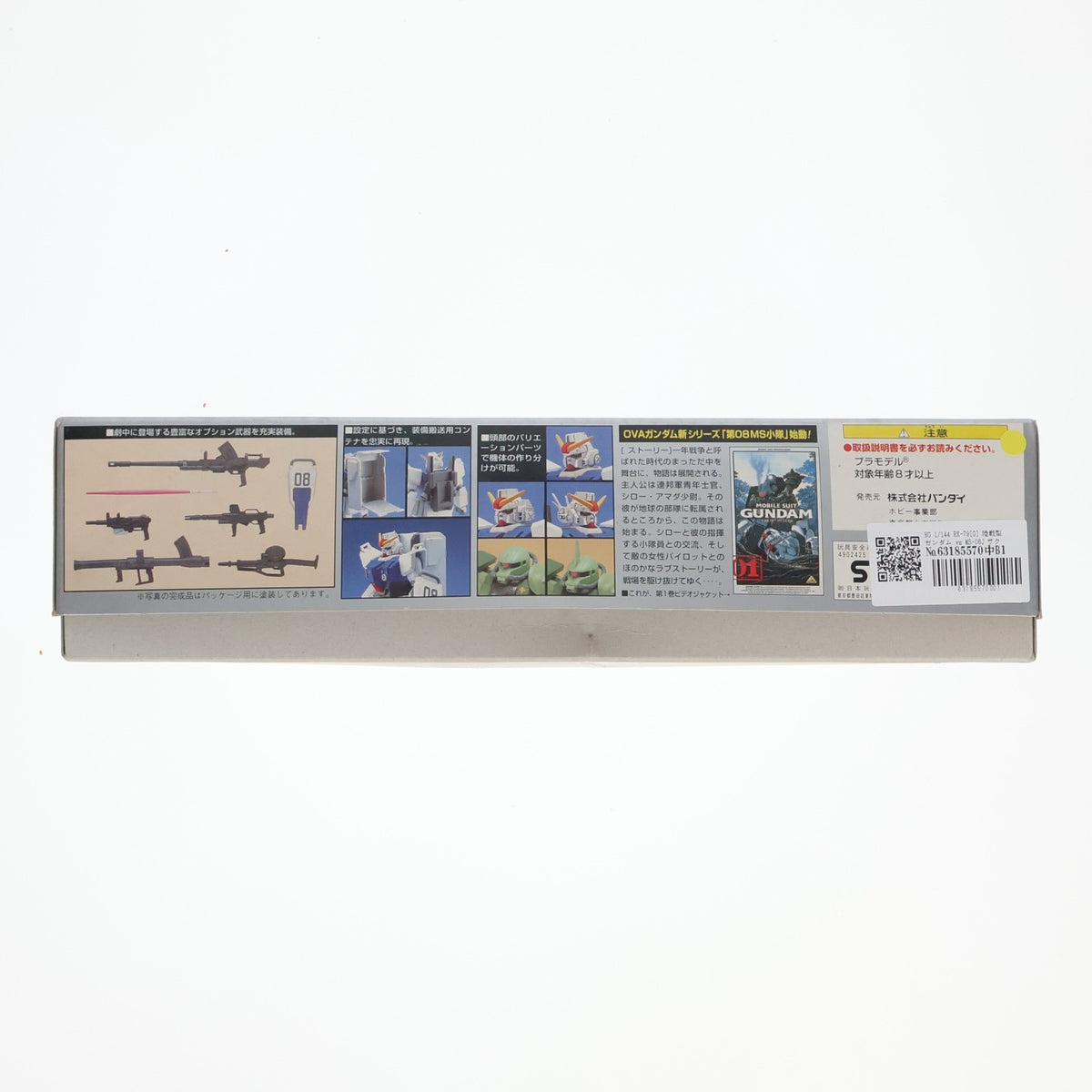 【中古即納】[PTM] HG 1/144 RX-79[G] 陸戦型ガンダム vs MS-06J ザクII 機動戦士ガンダム 第08MS小隊 プラモデル(0052672) バンダイ(20170127)