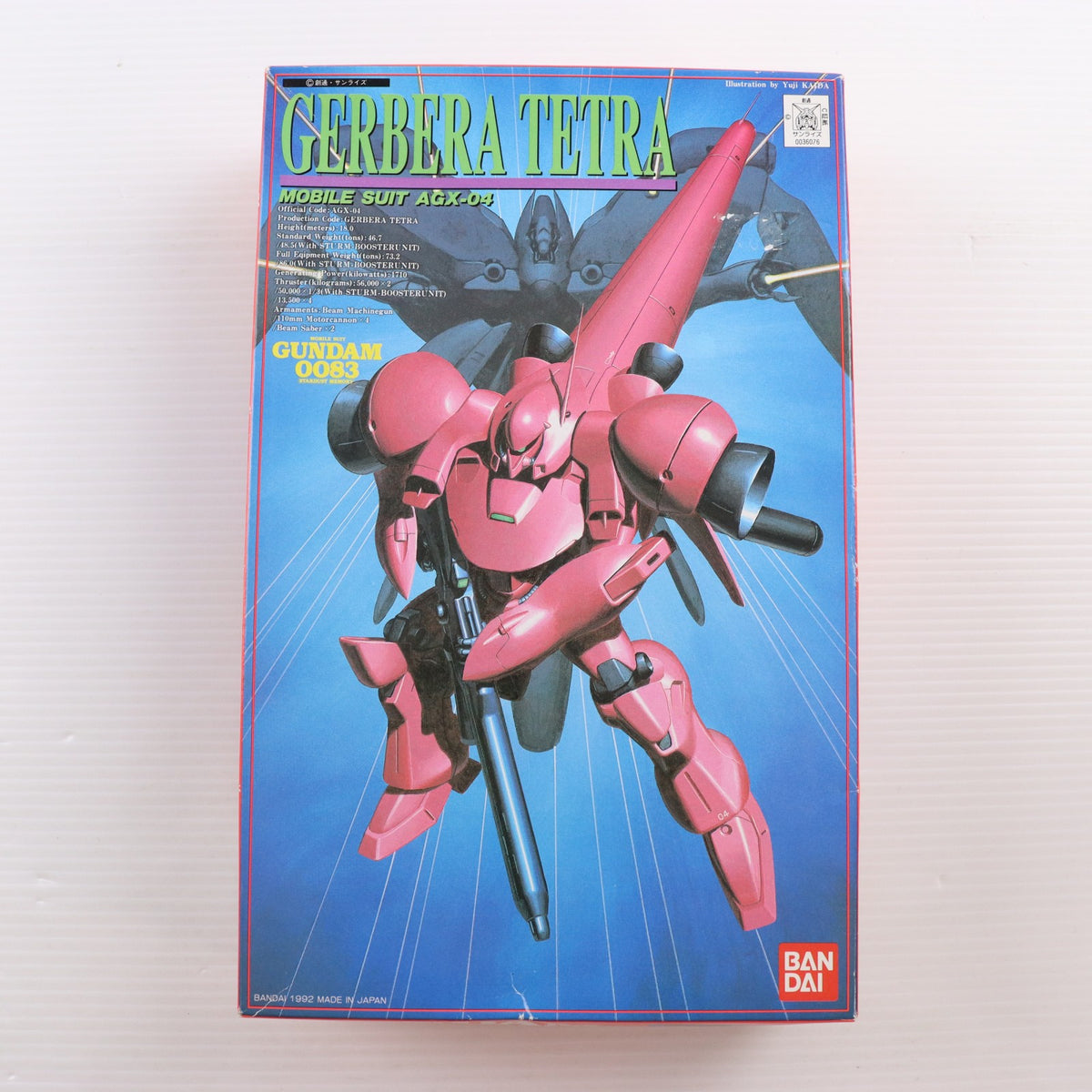 【中古即納】[PTM] 1/144 AGX-04 ガーベラテトラ 機動戦士ガンダム0083 STARDUST MEMORY(スターダストメモリー) シリーズ No.5 プラモデル(0036076) バンダイ(19991231)