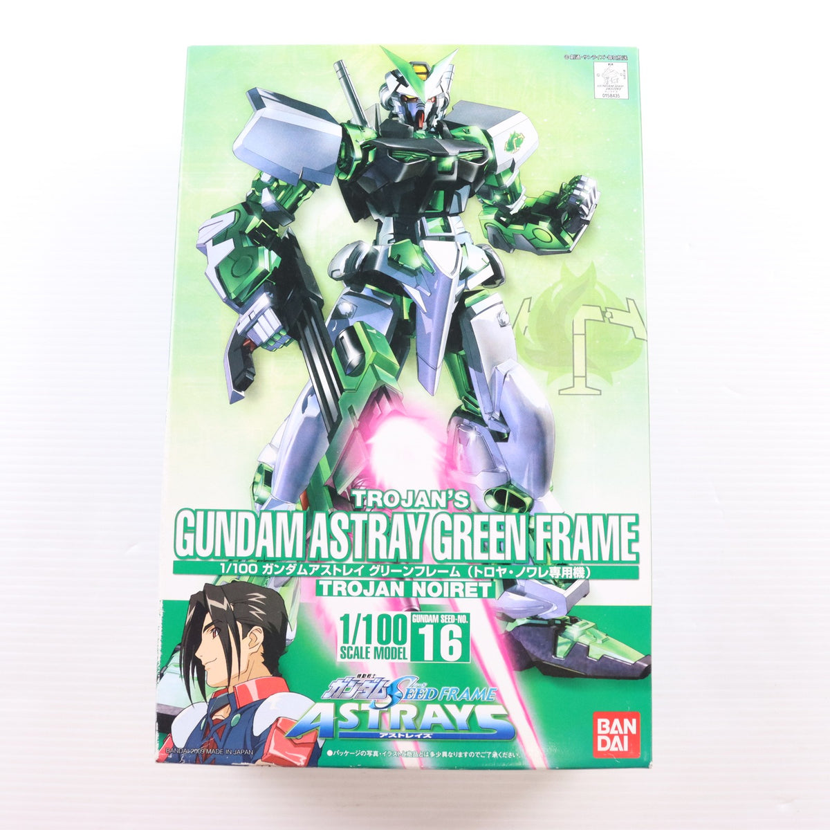 【中古即納】[PTM] 1/100 ガンダムアストレイ グリーンフレーム 機動戦士ガンダムSEED FRAME ASTRAYS(シード フレイム アストレイズ) シリーズ No.16 プラモデル バンダイ(20090320)