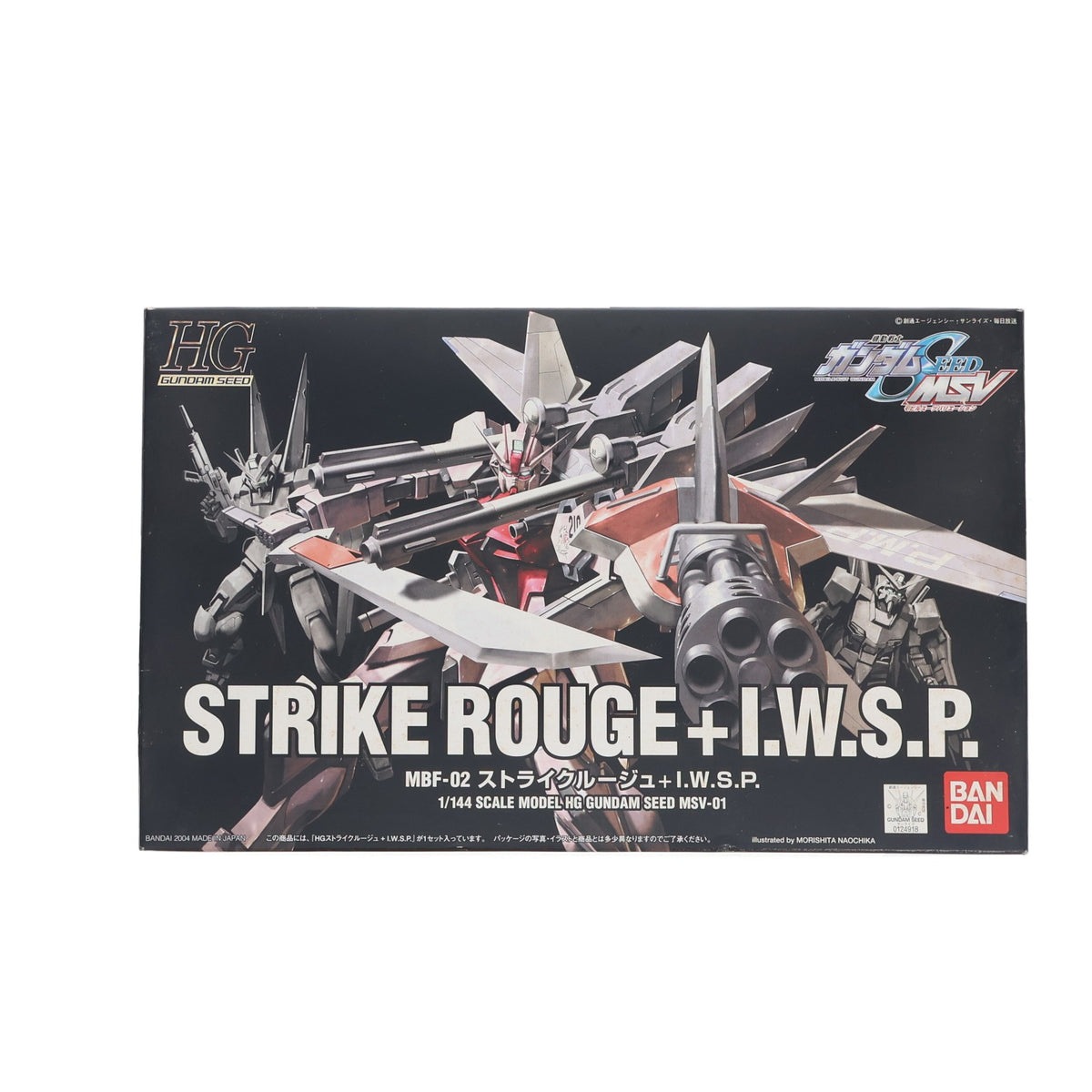 【中古即納】[PTM] HG 1/144 ストライクルージュ + I.W.S.P. 機動戦士ガンダムSEED(シード) プラモデル バンダイ(20171202)