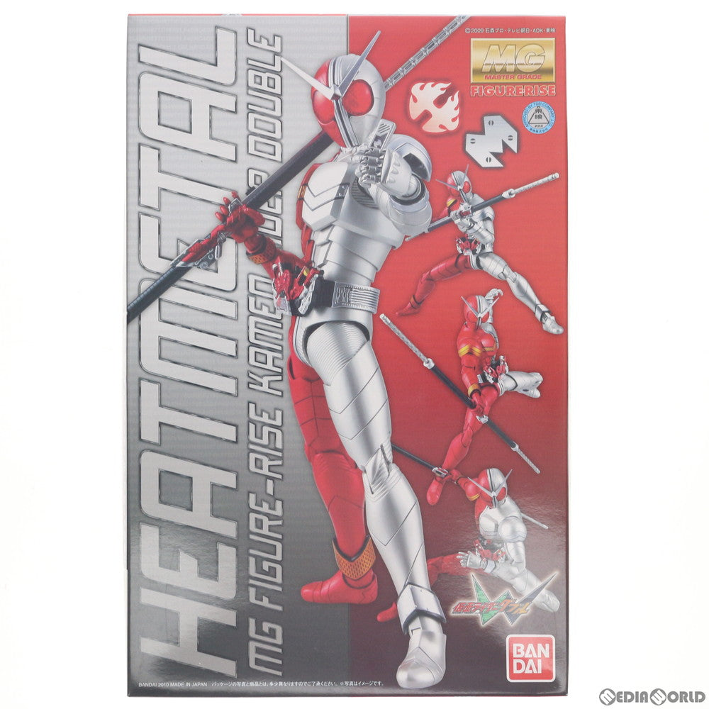 【中古即納】[PTM] MG FIGURE-RISE(フィギュアライズ) 1/8 仮面ライダーW(ダブル) ヒートメタル プラモデル バンダイ(20101130)