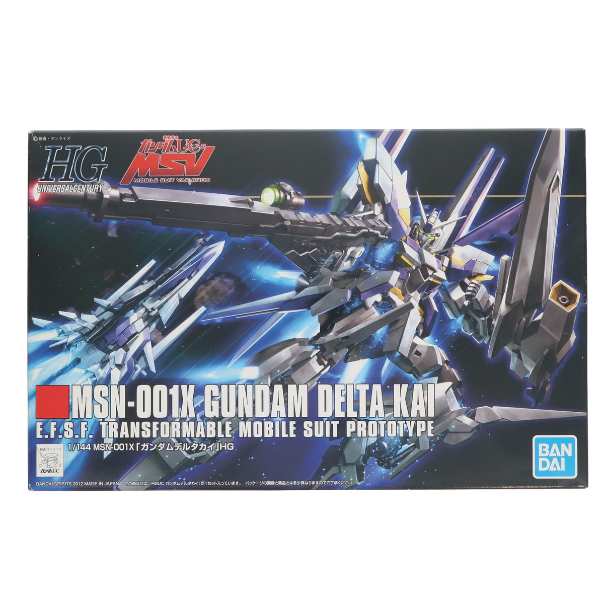 【中古即納】[PTM] (再販) HGUC 1/144 MSN-001X ガンダムデルタカイ 機動戦士ガンダムUC(ユニコーン) MSV プラモデル(5060678) バンダイスピリッツ(20240907)