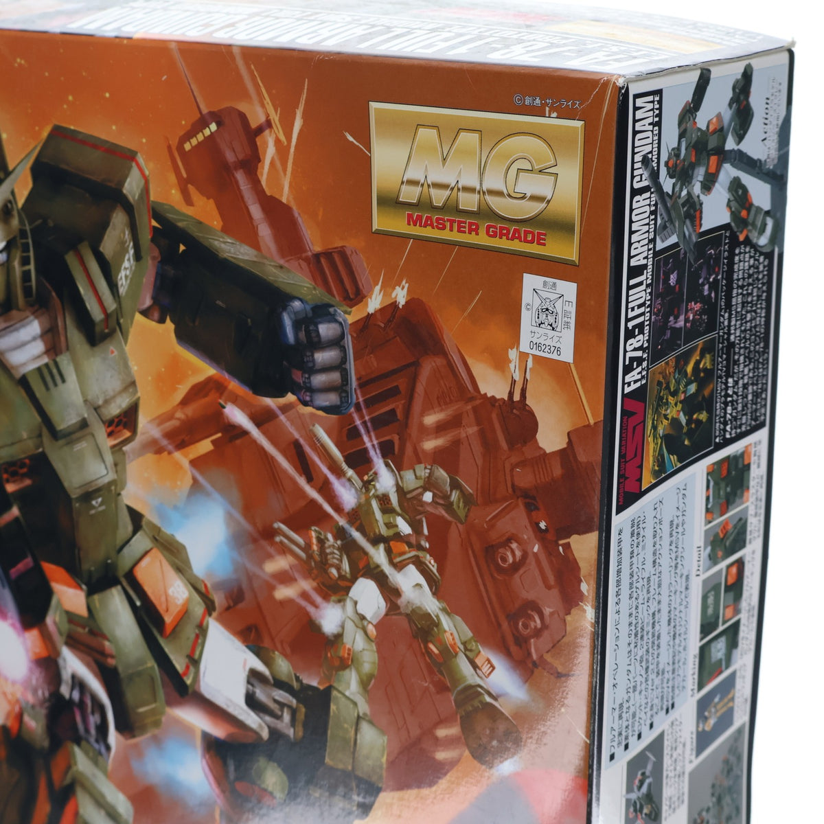 【中古即納】[PTM] MG 1/100 FA-78-1 フルアーマーガンダム 機動戦士ガンダム MSV プラモデル(0162376) バンダイ(20170802)