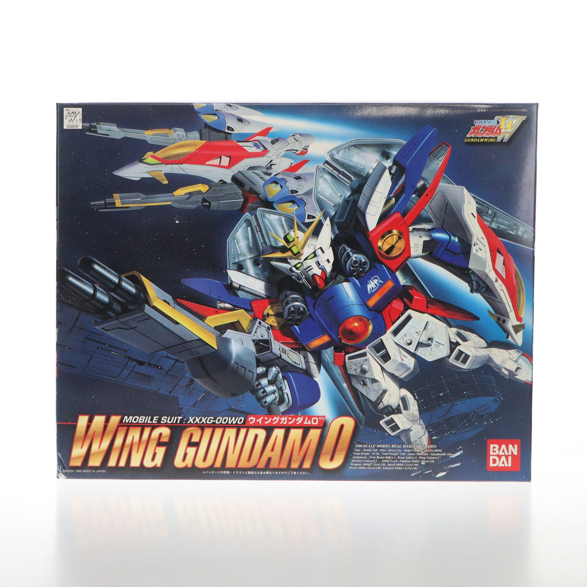 【中古即納】[PTM] 1/60 XXXG-00W0 ウイングガンダム0(ゼロ) 新機動戦記ガンダムW(ウィング) プラモデル(0048287) バンダイ(19951031)