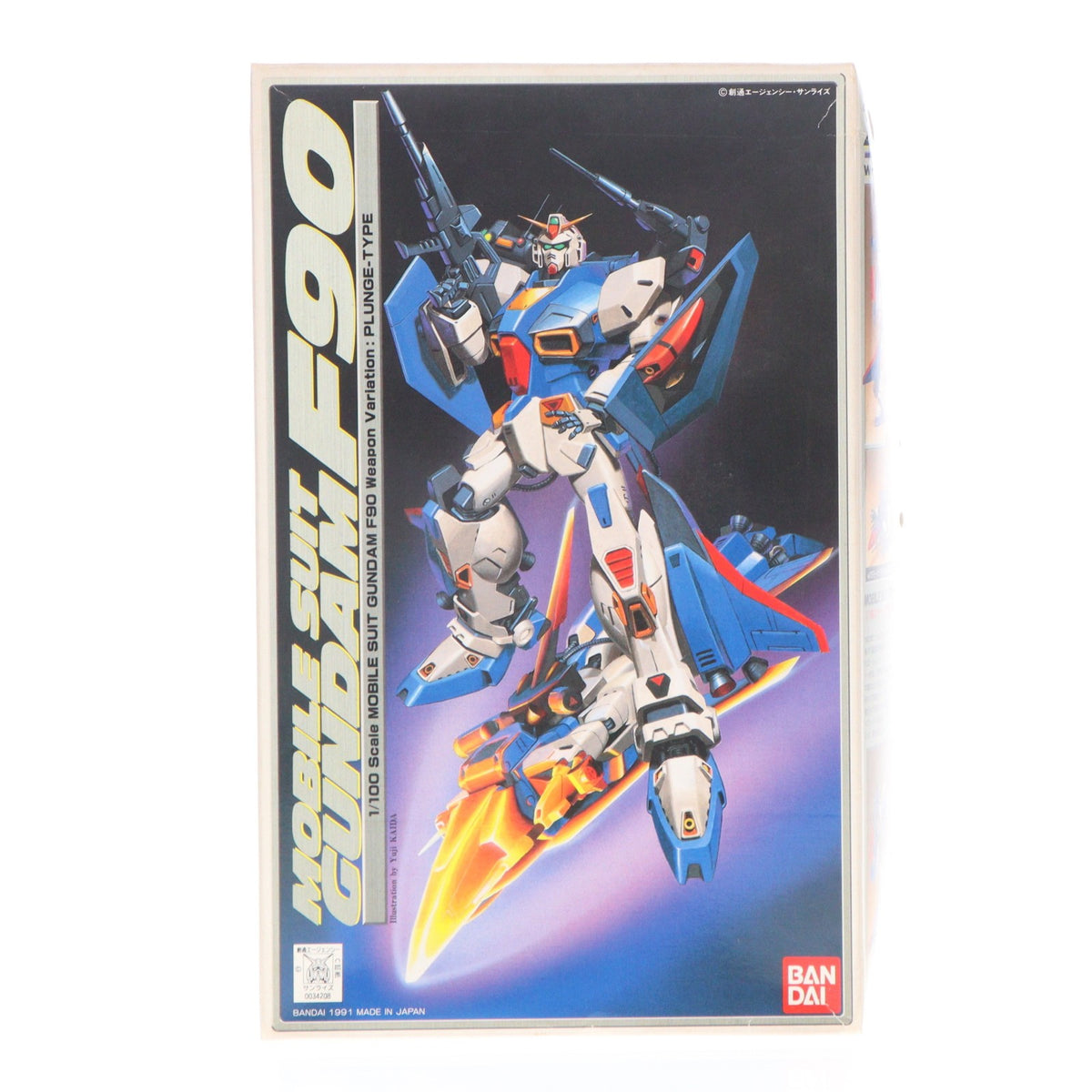 【中古即納】[PTM] 1/100 ガンダムF90 Pタイプ(大気圏突入仕様) 機動戦士ガンダムF90 プラモデル バンダイ(20180228)