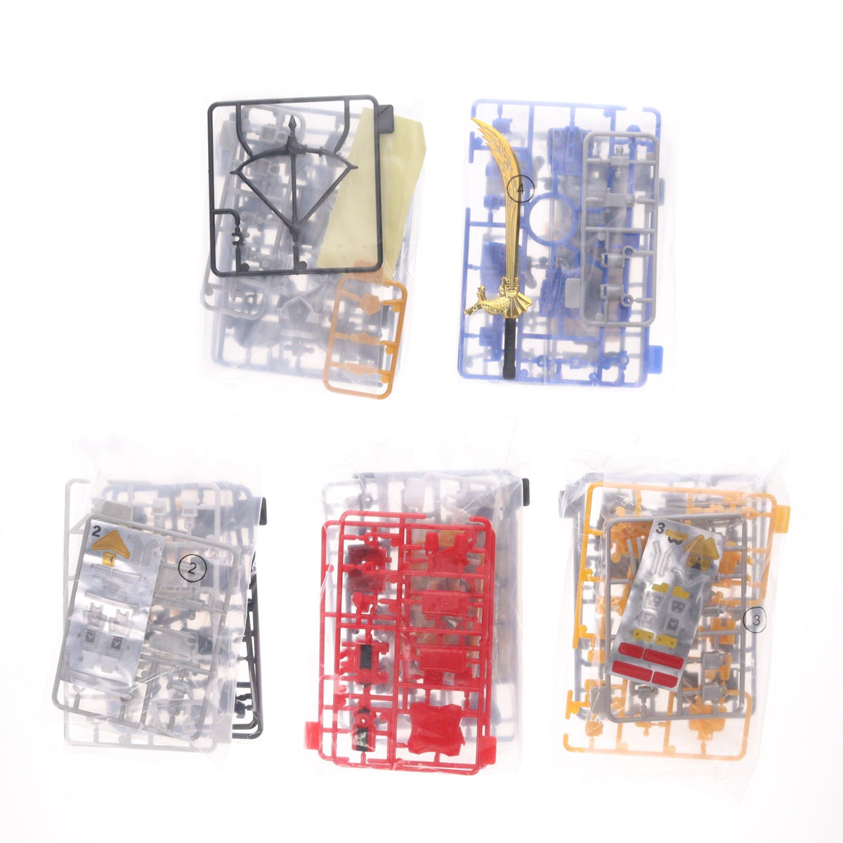 【中古即納】[PTM] (食玩) スーパーミニプラ 忍者合体 無敵将軍(5個入) 忍者戦隊カクレンジャー プラモデル バンダイ(20180924)