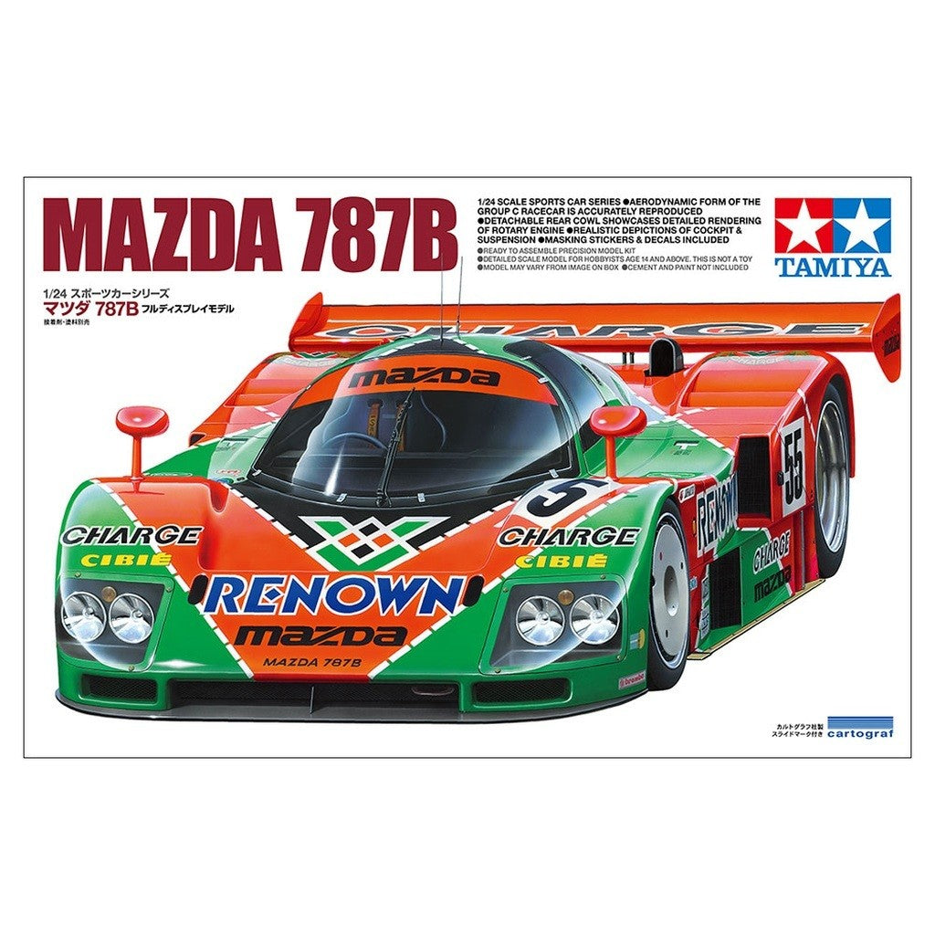 【中古即納】[PTM] スポーツカーシリーズ No.352 1/24 マツダ 787B ディスプレイモデル プラモデル(24352) タミヤ(20260829)