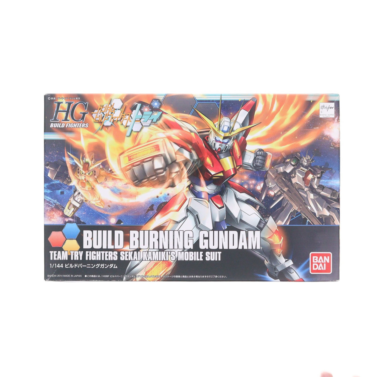 【中古即納】[PTM] HGBF 1/144 ビルドバーニングガンダム ガンダムビルドファイターズトライ プラモデル バンダイ(20141011)