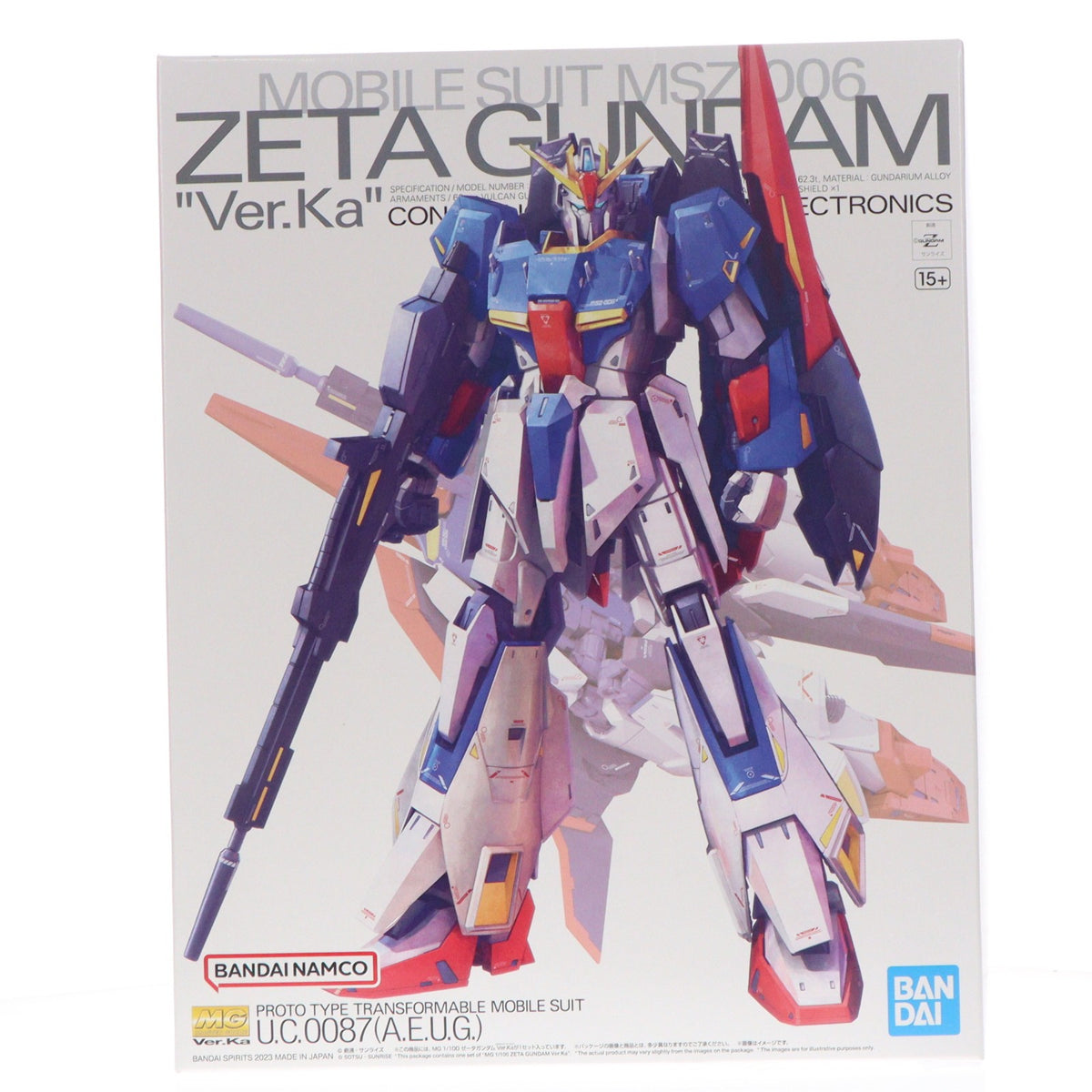 【中古即納】[PTM] MG 1/100 ゼータガンダム Ver.Ka 機動戦士Zガンダム プラモデル(5064015) バンダイスピリッツ(20230429)