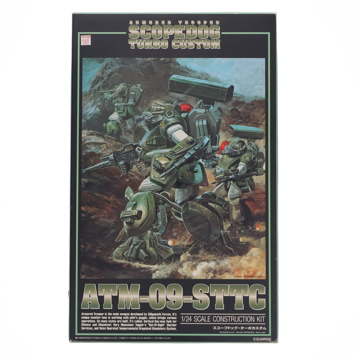 【中古即納】[PTM] 1/24 ATM-09-STTC スコープドッグ・ターボカスタム 装甲騎兵ボトムズ プラモデル(BK-58) ウェーブ(WAVE)(19991018)