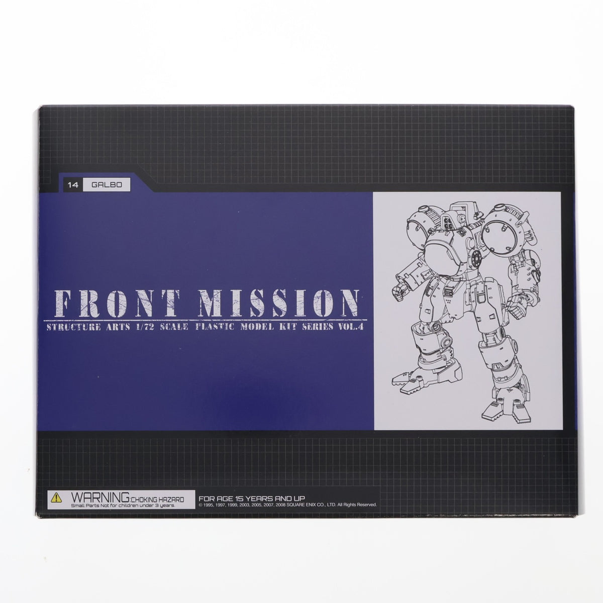 【中古即納】[PTM] 1/72 Galbo(ガルボ) フロントミッション ストラクチャーアーツ プラスティック モデルキット シリーズ Vol.4 FRONT MISSION プラモデル スクウェア・エニックス(20230531)