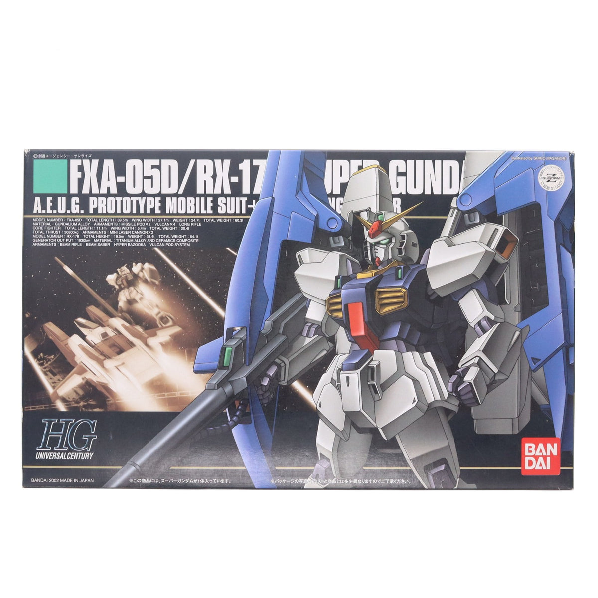 【中古即納】[PTM] HGUC 1/144 FXA-05D/RX-178 スーパーガンダム 機動戦士Zガンダム プラモデル(0114207) バンダイ(20090831)
