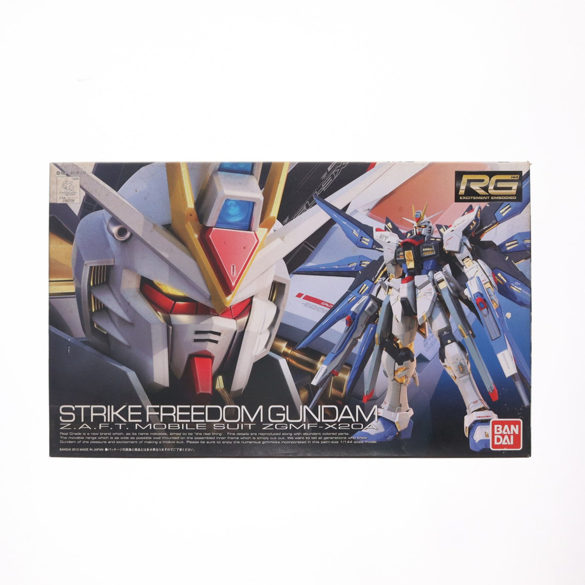 【中古即納】[PTM] RG 1/144 ZGMF-X20A ストライクフリーダムガンダム 機動戦士ガンダムSEED DESTINY(シード デスティニー) プラモデル(0185139) バンダイ(20201023)