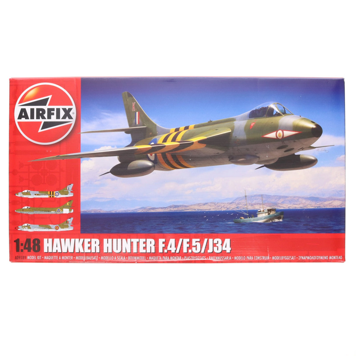 【中古即納】[PTM] 1/48 ホーカー ハンター F.4/F.5/J34 プラモデル(AIRA09189) AIRFIX(エアフィックス)(20200523)