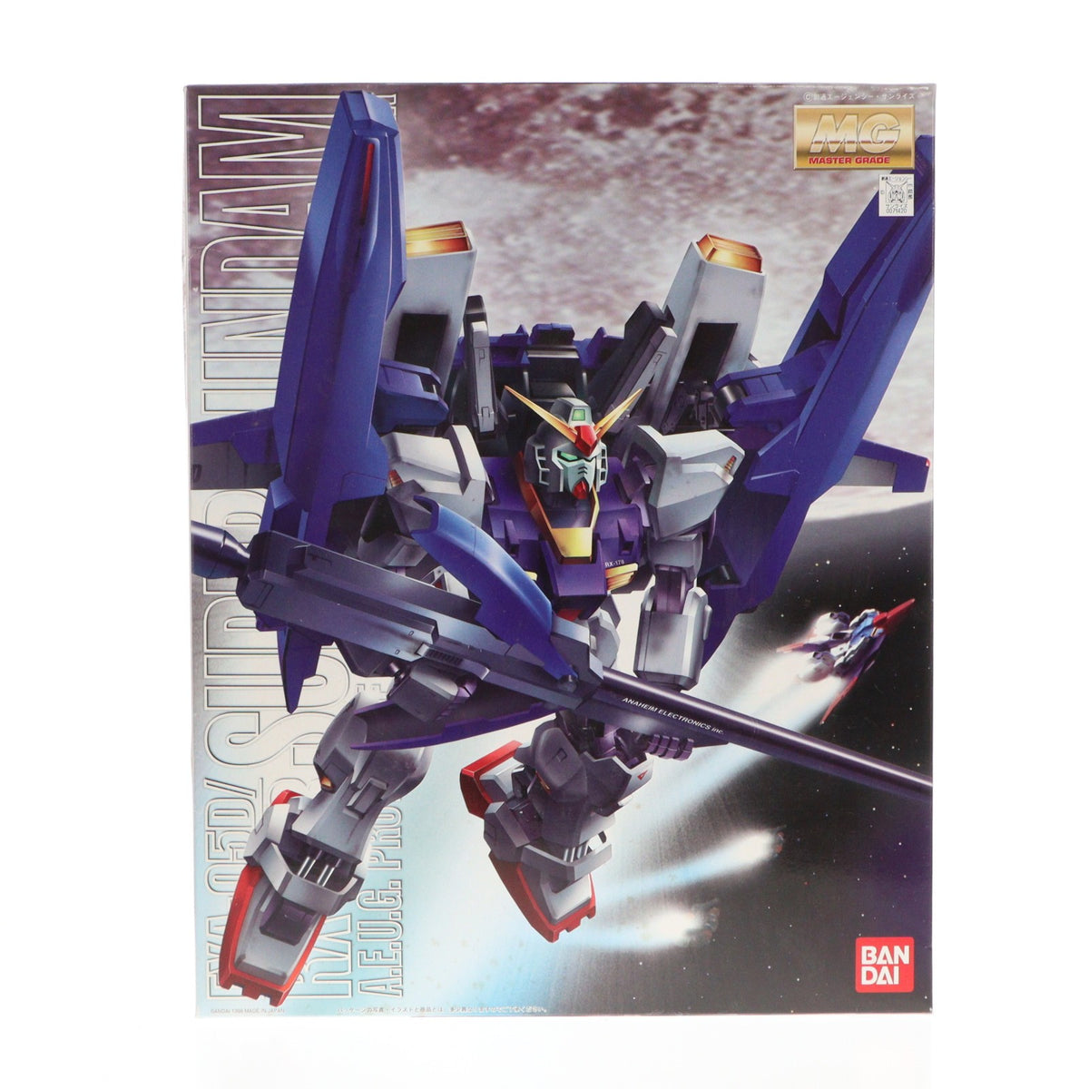 【中古即納】[PTM] MG 1/100 FXA-05D + RX-178 スーパーガンダム 反地球連邦政府組織(エゥーゴ) 試作型モビルスーツ支援戦闘機装備型 機動戦士Zガンダム プラモデル(0071420) バンダイ(20170421)