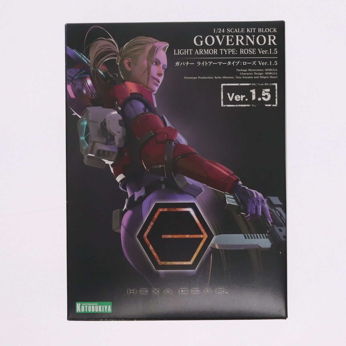 【中古即納】[PTM] (再販) ヘキサギア 1/24 ガバナー ライトアーマータイプ:ローズ Ver.1.5 プラモデル(HG069R) コトブキヤ(20250831)