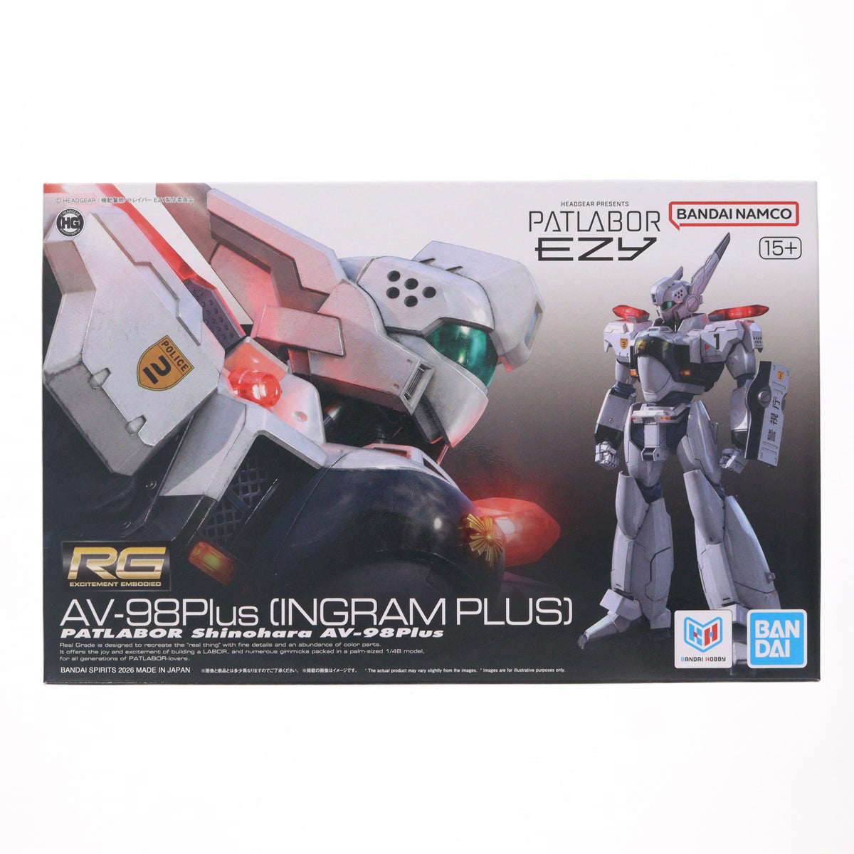 【中古即納】[PTM] (再販) RG 1/48 AV-98Plus(イングラム・プラス) 機動警察パトレイバー EZY(イズィー) プラモデル(5072544) バンダイスピリッツ(20260812)