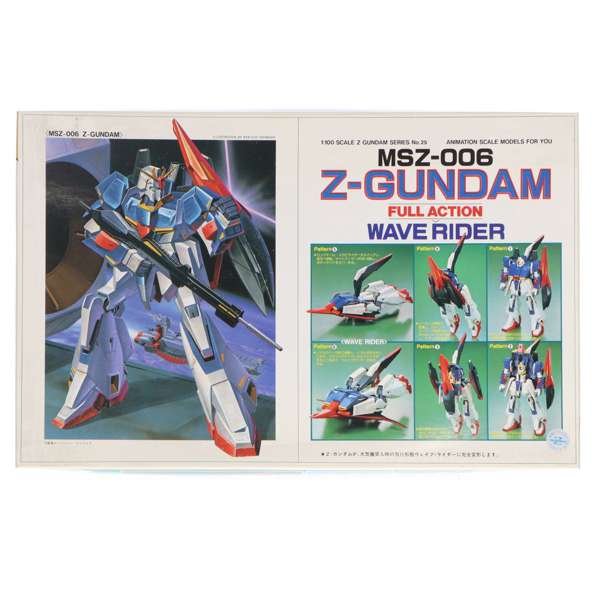 【中古即納】[PTM] 1/100 MSZ-006 ゼータガンダム シリーズ No.25 機動戦士Zガンダム プラモデル(0504923) バンダイ(19940101)