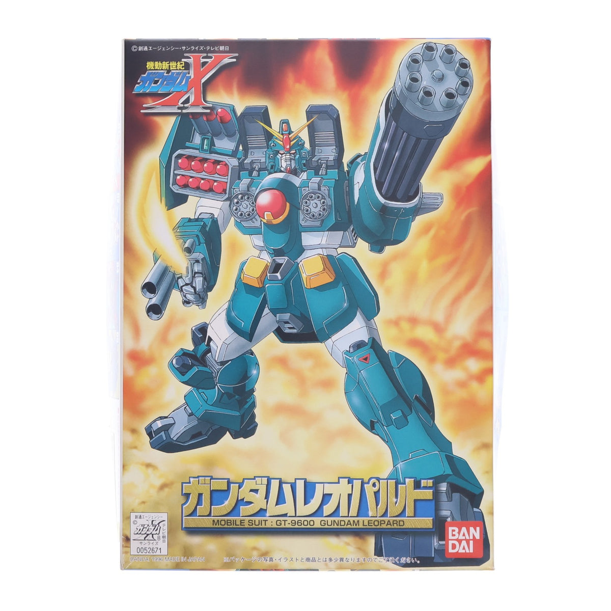 【中古即納】[PTM] 1/144 ガンダムレオパルド GT-9600 機動新世紀 ガンダムX シリーズ No.03 プラモデル バンダイ(20131027)