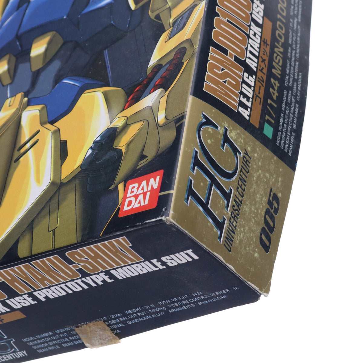 【中古即納】[PTM] HGUC 1/144 MSN-00100 百式 機動戦士Zガンダム プラモデル(0074438) バンダイ(19991031)