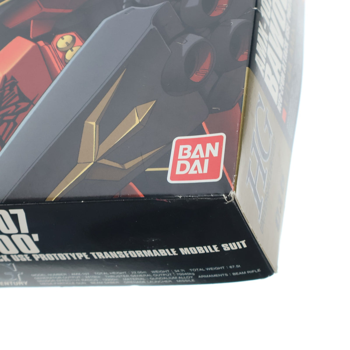 【中古即納】[PTM] HGUC 1/144 AMX-107 バウ 機動戦士ガンダムZZ(ダブルゼータ) プラモデル(0077626) バンダイ(20180325)