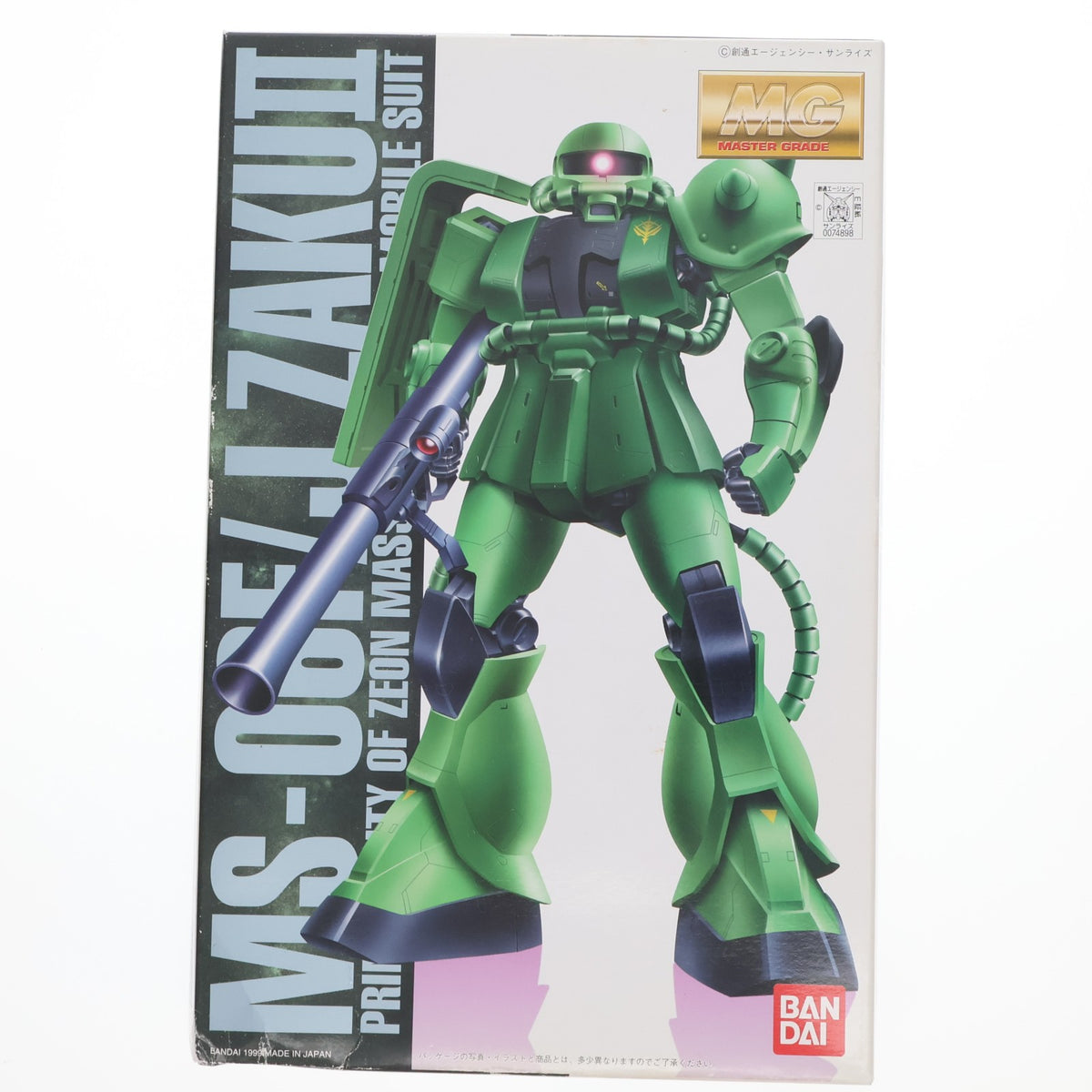 【中古即納】[PTM] MG 1/100 MS-06F/J ザクII コーティングバージョン 機動戦士ガンダム プラモデル(0074898) バンダイ(20000131)