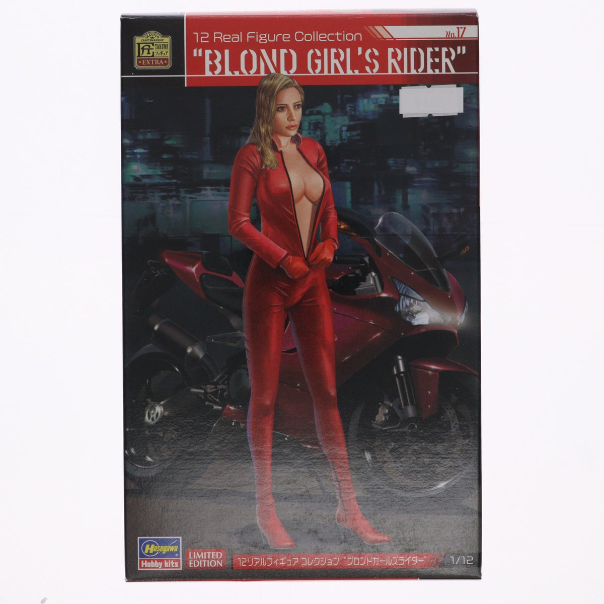 【中古即納】[PTM] 12リアルフィギュア コレクション No.17 1/12 『ブロンドガールズライダー』 レジンキャストキット プラモデル(SP523) ハセガワ(20220424)