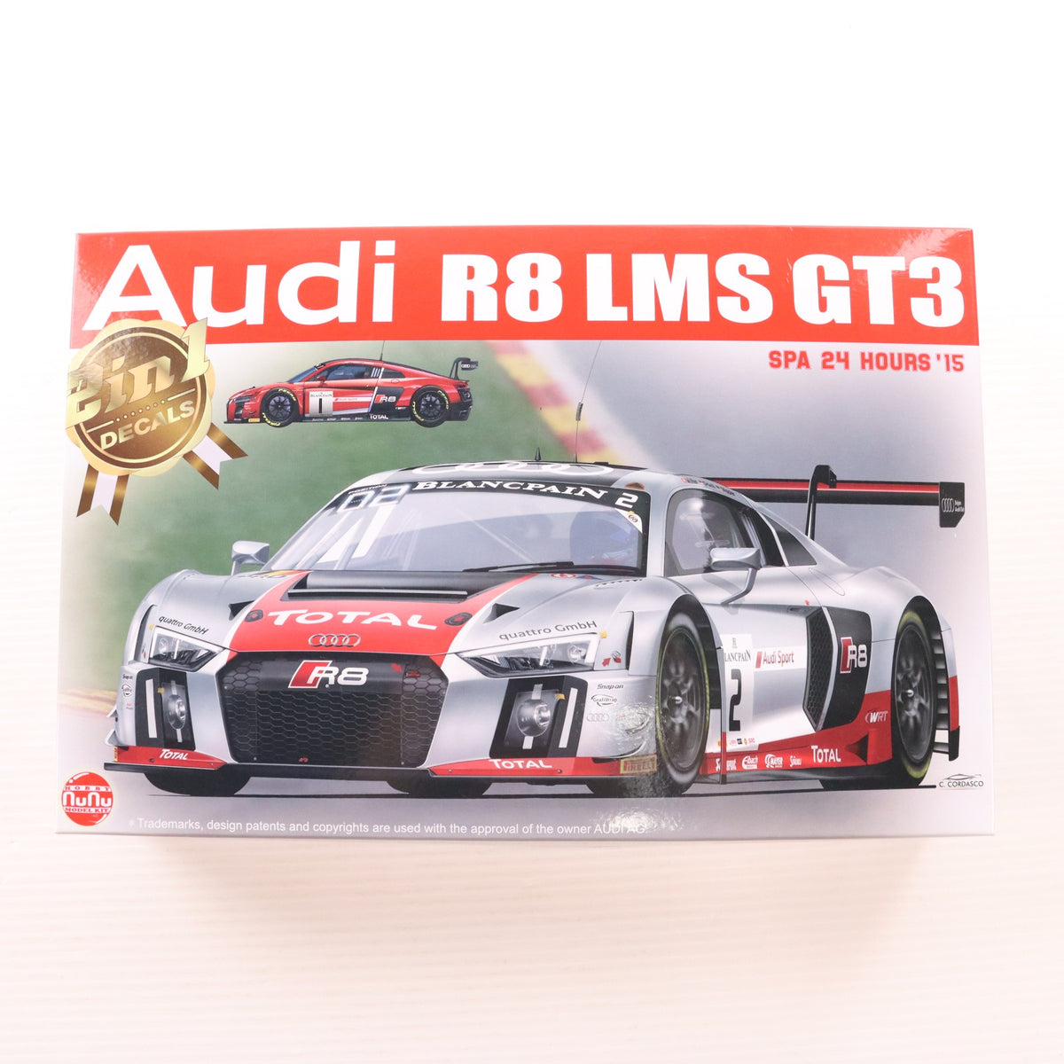 【中古即納】[PTM] 1/24 レーシングシリーズ アウディ R8 LMS GT3 プラモデル(PN24004) プラッツ/NuNu(20200430)