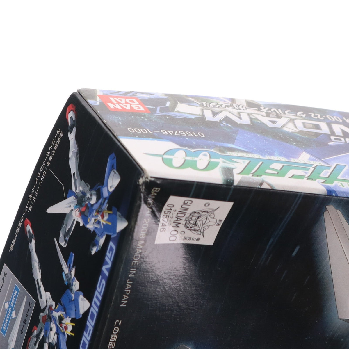 【中古即納】[PTM] HG 1/144 GN-0000 ダブルオーガンダム 機動戦士ガンダム00(ダブルオー) プラモデル(0155746) バンダイ(20080930)