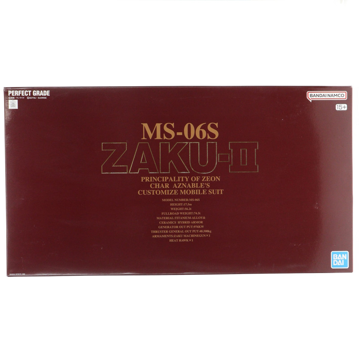 【中古即納】[PTM] PG 1/60 MS-06S シャア専用ザクII 機動戦士ガンダム プラモデル(5064229) バンダイスピリッツ(20240210)