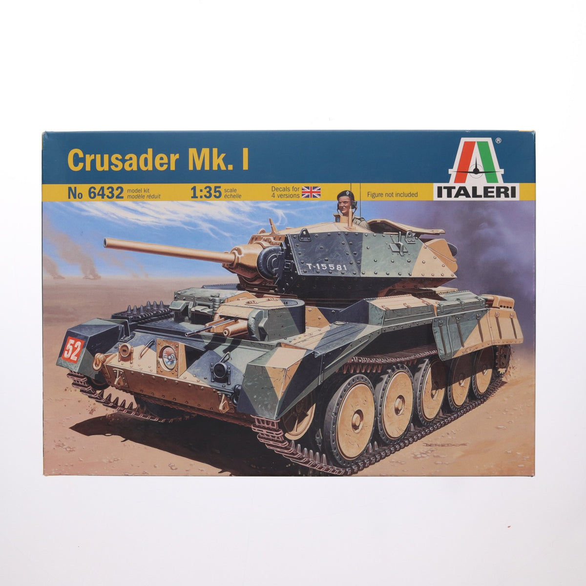 【中古即納】[PTM] 1/35 イギリス戦車 クルセーダー Mk.I プラモデル(6432) ITALERI(イタレリ)(19991231)