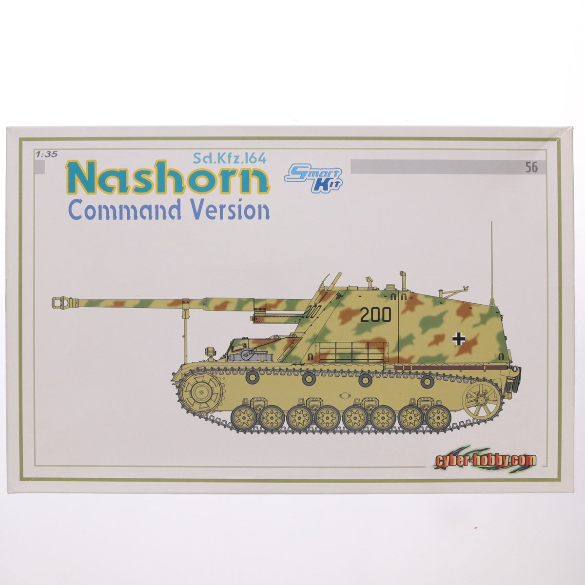 【中古即納】[PTM] シリーズNo.56 1/35 ドイツ軍 ナースホルン対戦車自走砲指揮車 プラモデル(6765) サイバーホビー(20100630)