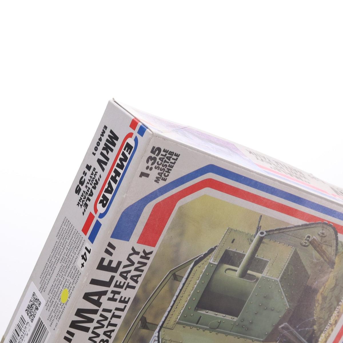 【中古即納】[PTM] 1/35 英・マークIV 雄型 6ポンド砲搭載菱形戦車 WW-I プラモデル(EM4001) EMHAR(エマー)(20130630)