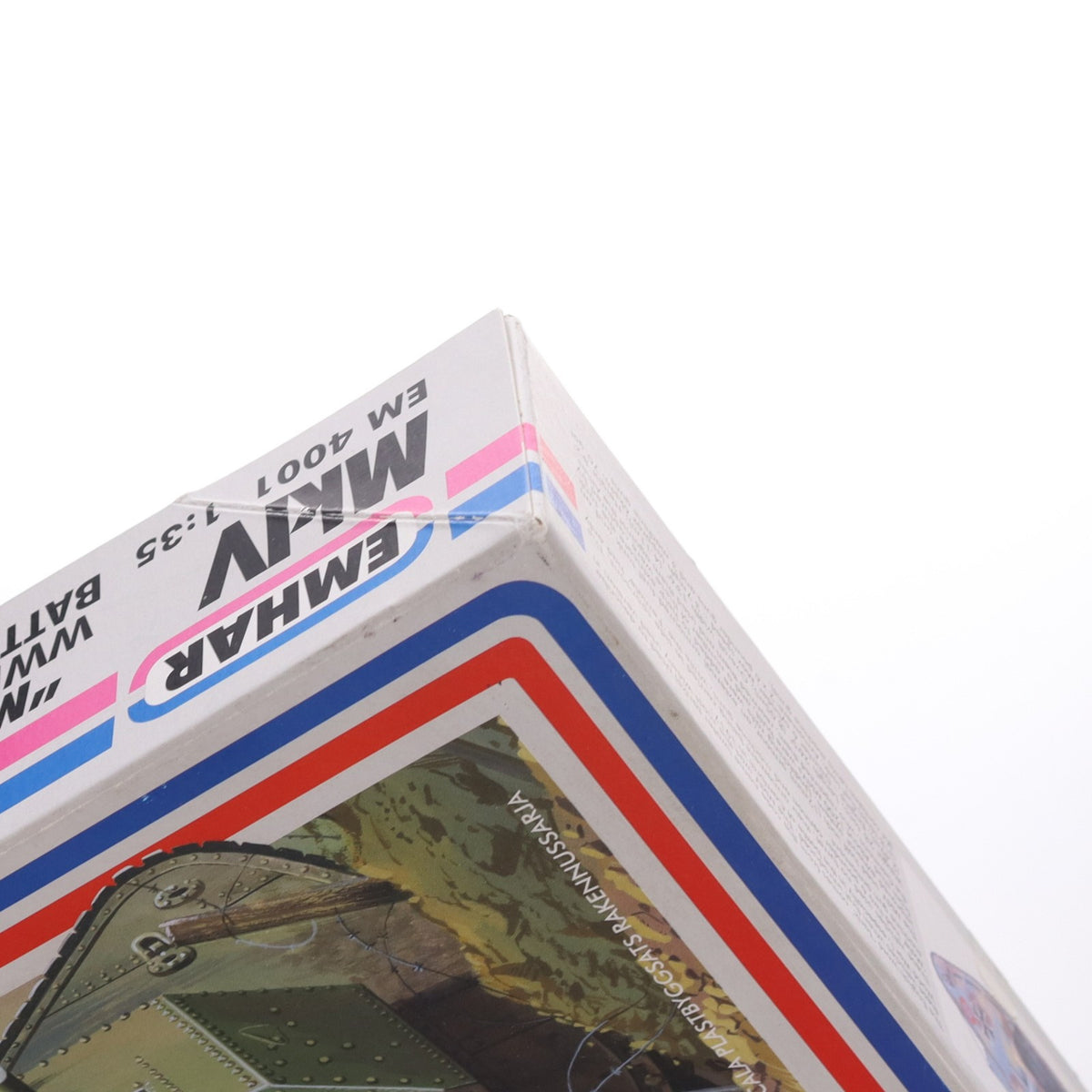 【中古即納】[PTM] 1/35 英・マークIV 雄型 6ポンド砲搭載菱形戦車 WW-I プラモデル(EM4001) EMHAR(エマー)(20130630)