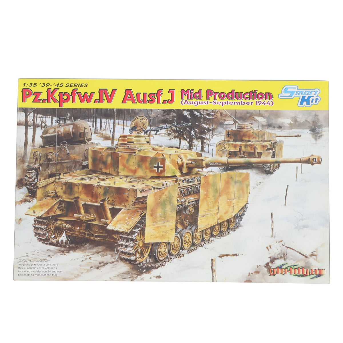 【中古即納】[PTM] '39-'45 SERIES 1/35 WW.II ドイツ軍 IV号戦車J型(中期型) プラモデル(CH6556) サイバーホビー(20100918)