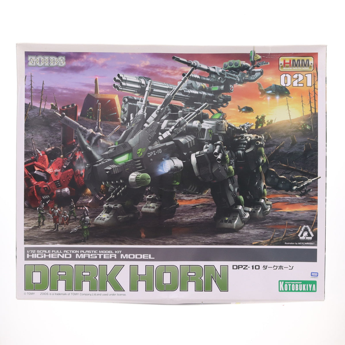 【中古即納】[PTM] (再販) HMM 1/72 DPZ-10 ダークホーン ZOIDS(ゾイド) プラモデル(ZD043R) コトブキヤ(20210120)