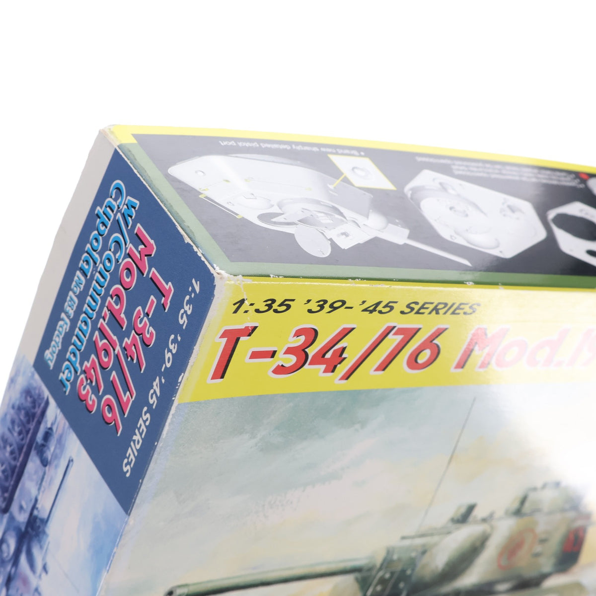 【中古即納】[PTM] '39-'45 SERIES 1/35 WW.II ソビエト軍 T-34/76 1943年型 『キューポラ装着タイプ』(第183工場) プラモデル(CH6564) サイバーホビー(20091020)