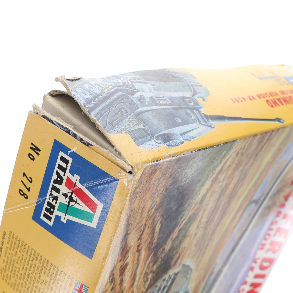 【中古即納】[PTM] 1/35 ドイツ重戦車 フェルディナント・タイガー プラモデル(278) ITALERI(イタレリ)(19991231)