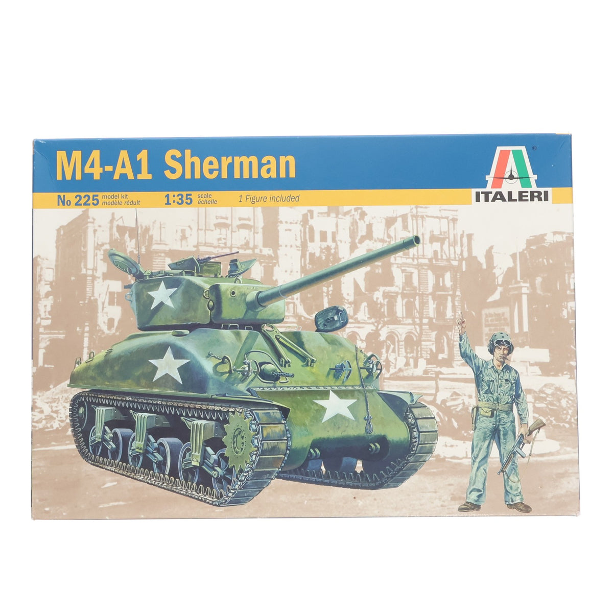 【中古即納】[PTM] 1/35 M4A1 シャーマン プラモデル(225) ITALERI(イタレリ)(20111029)