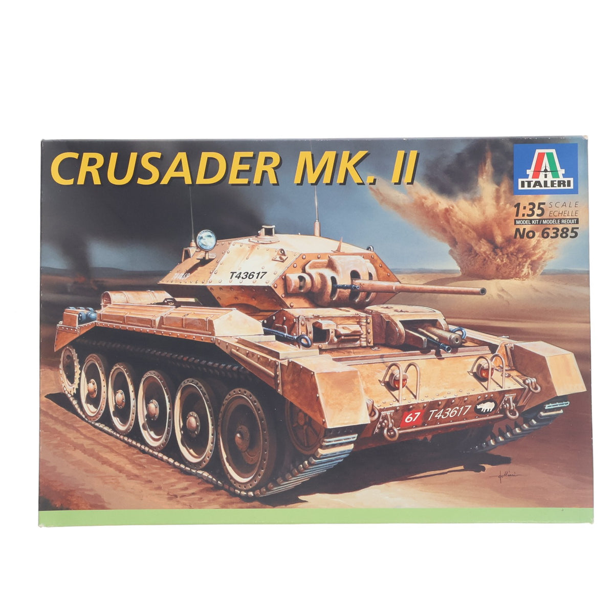 【中古即納】[PTM] 1/35 CRUSADER(クルセイダー) MK.II プラモデル(6385) イタレリ(Italeri)(20011231)