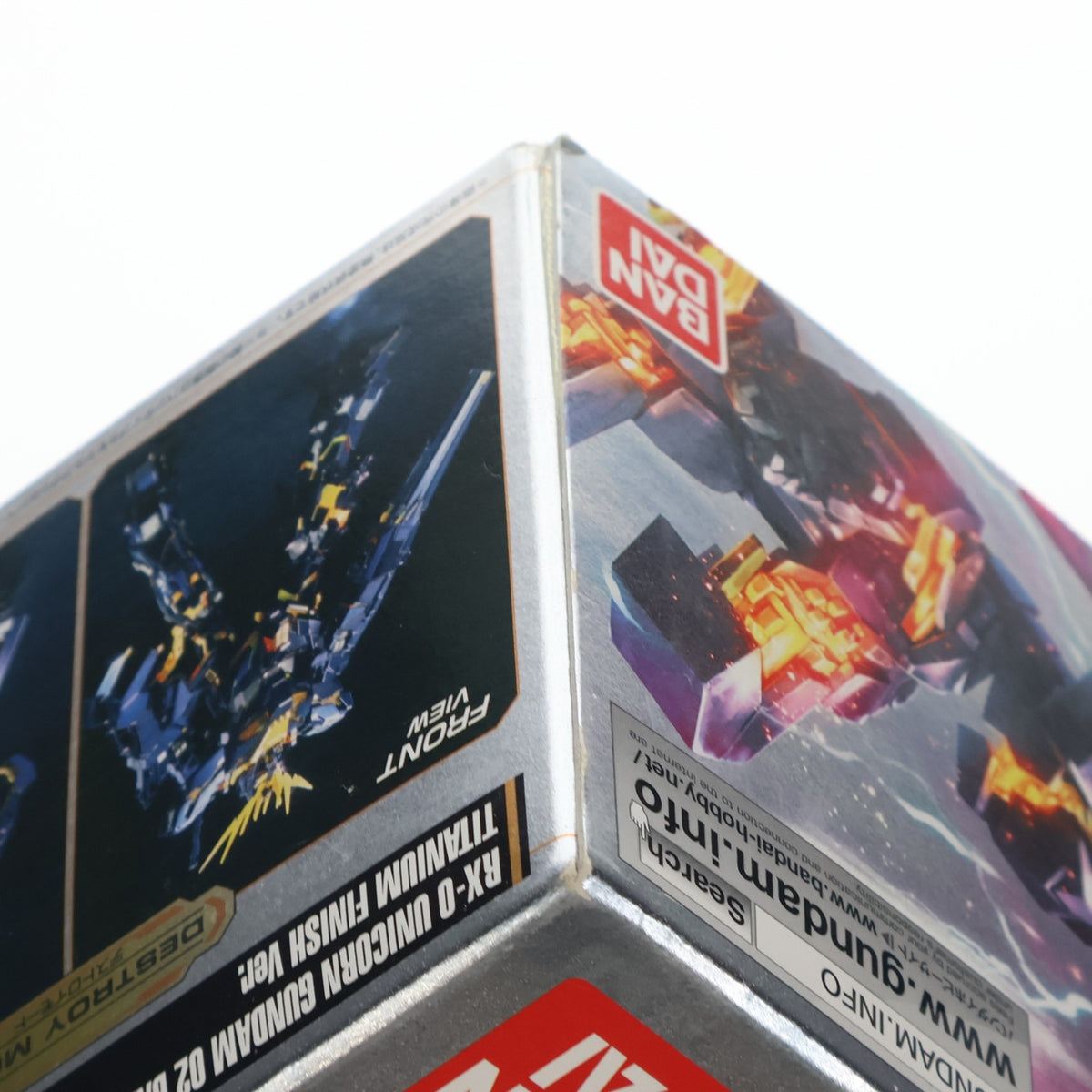 【中古即納】[PTM] MG 1/100 RX-0 ユニコーンガンダム2号機 バンシィ チタニウムフィニッシュver. 機動戦士ガンダムUC(ユニコーン) プラモデル(0180775) バンダイ(20121229)