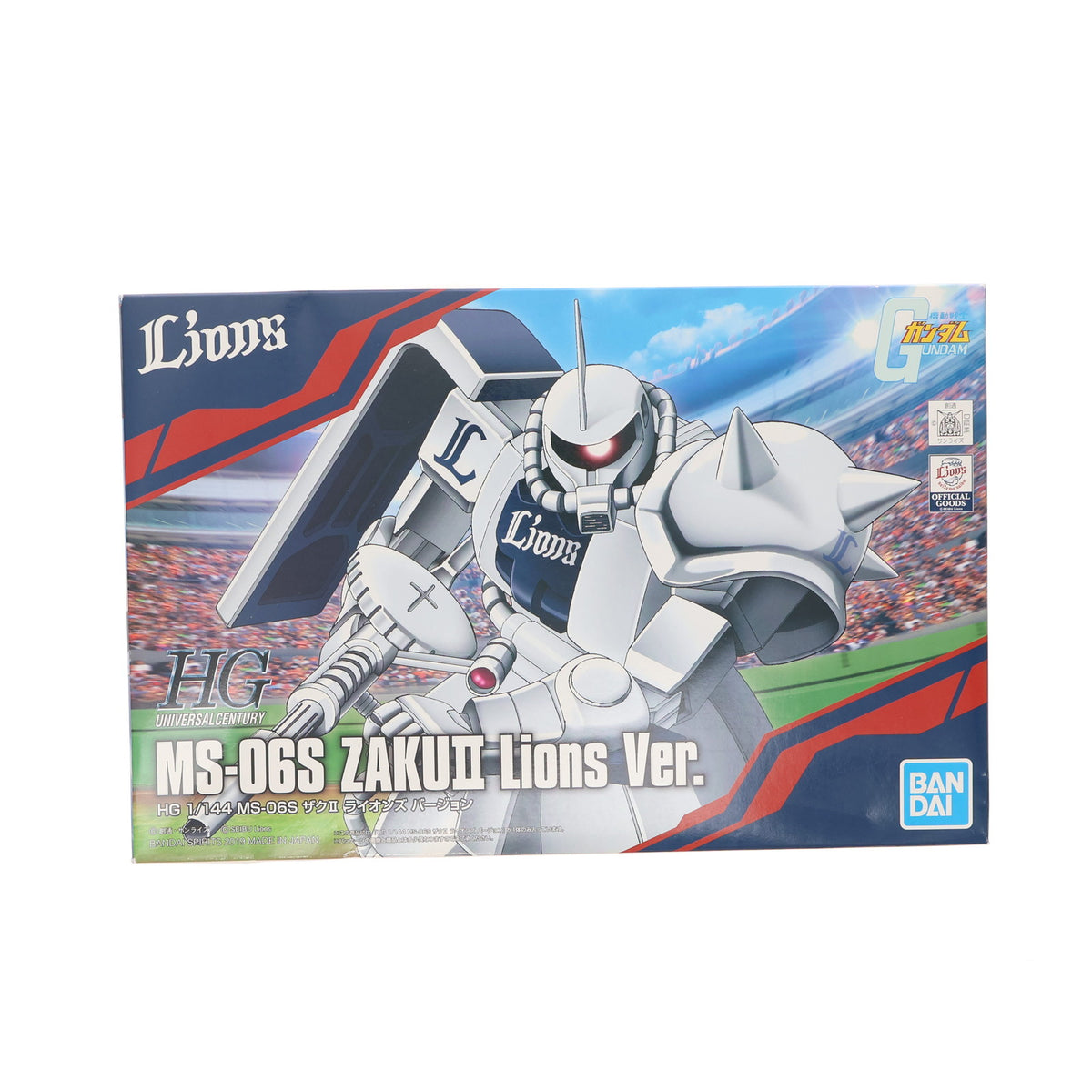 【中古即納】[PTM] (プラモデル単品) HG 1/144 MS-06S ザクII ライオンズVer. 機動戦士ガンダム 埼玉西武ライオンズガンプラ付チケット プラモデル(5057875) バンダイスピリッツ(20190317)
