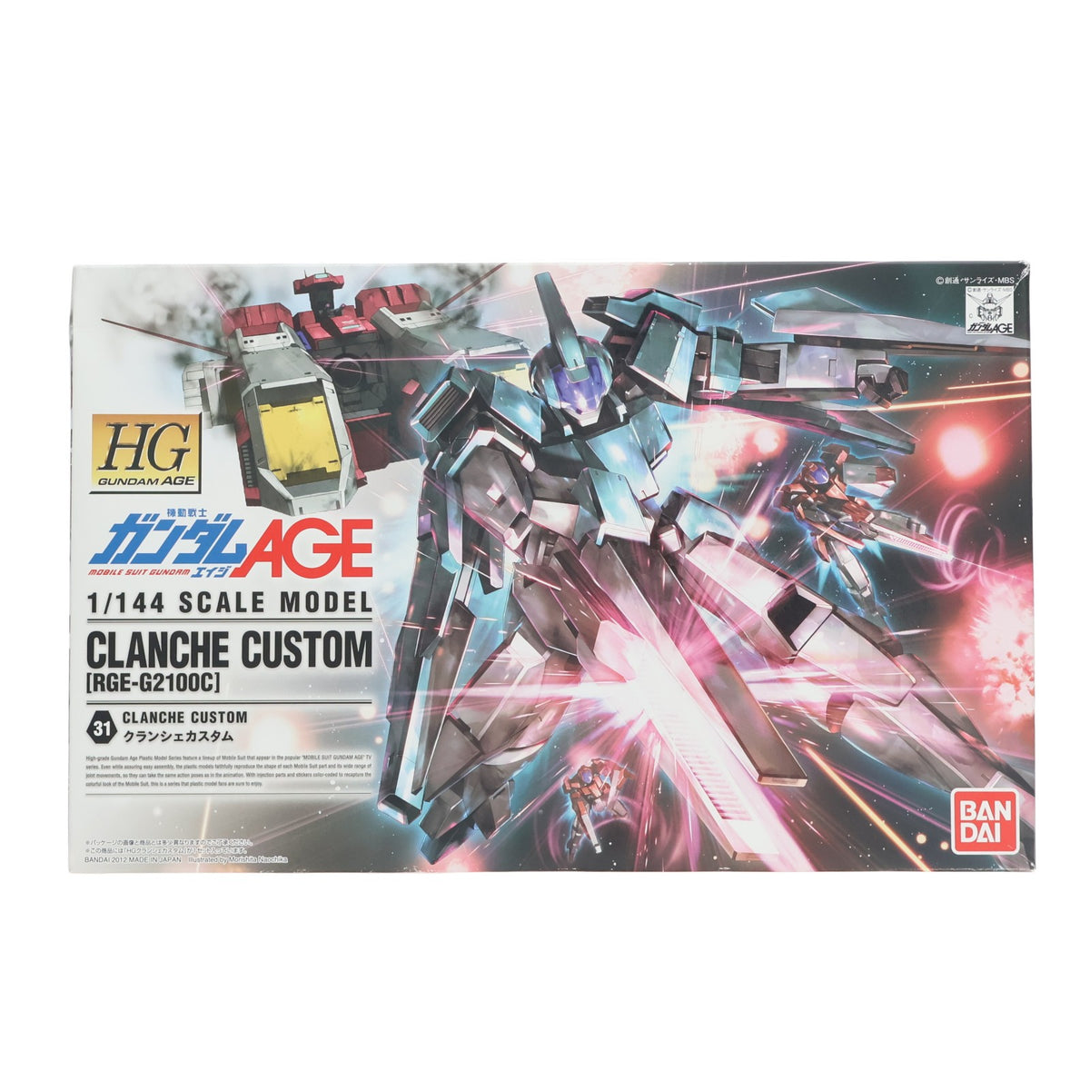 【中古即納】[PTM] HG 1/144 クランシェカスタム 機動戦士ガンダムAGE(エイジ) シリーズNo.31 プラモデル バンダイ(20171202)