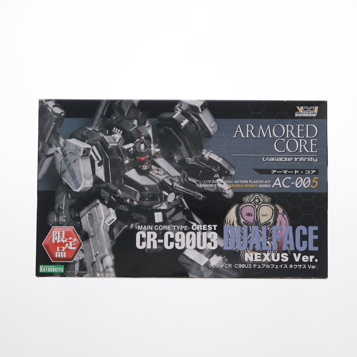【中古即納】[PTM] 静岡ホビーショー限定 V.I.シリーズ AC-005 1/72 CREST CR-C90U3 デュアルフェイス ネクサスVer. ARMORED CORE(アーマード・コア) プラモデル(VI26) コトブキヤ(20080731)