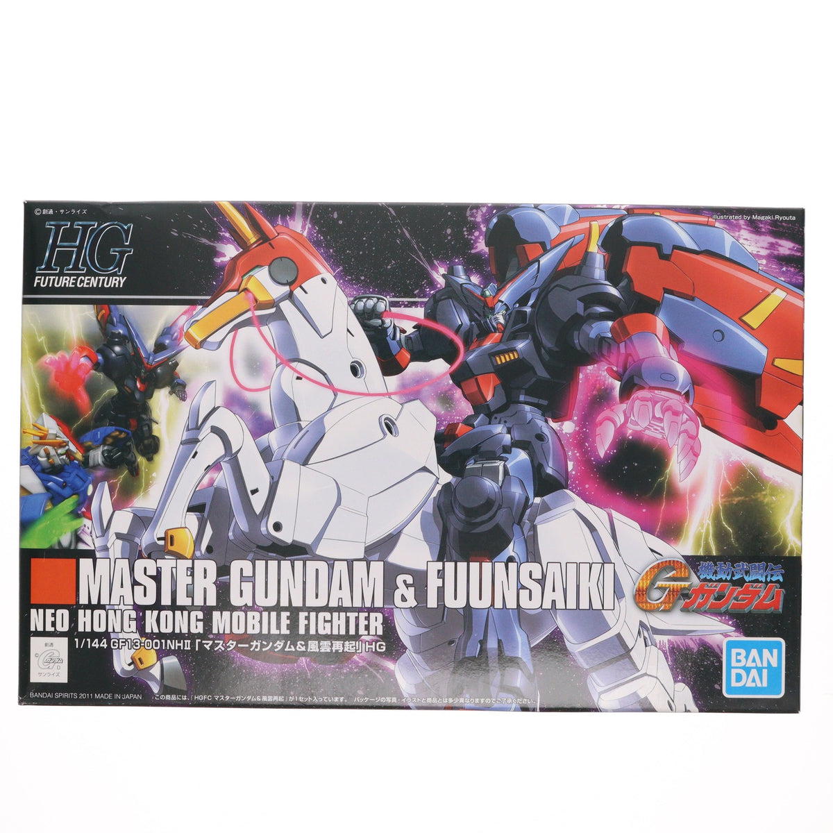 【中古即納】[PTM] HGFC 1/144 GF13-001NHII マスターガンダム&風雲再起 機動武闘伝Gガンダム プラモデル(0170961) バンダイスピリッツ(20191122)