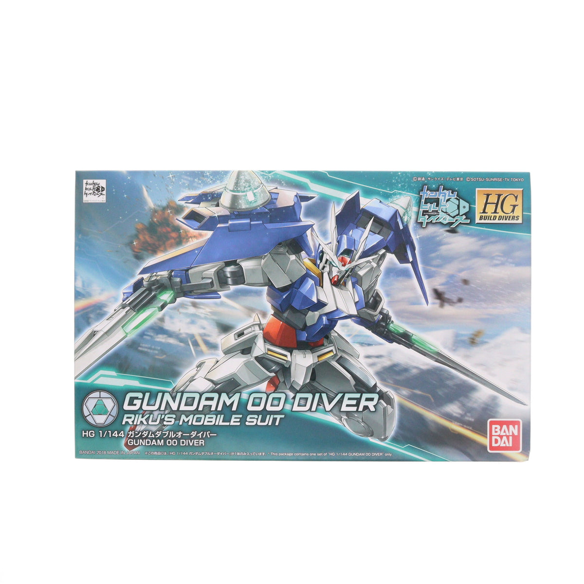 【中古即納】[PTM] HGBD 1/144 ガンダムダブルオーダイバー ガンダムビルドダイバーズ プラモデル バンダイ(20180407)