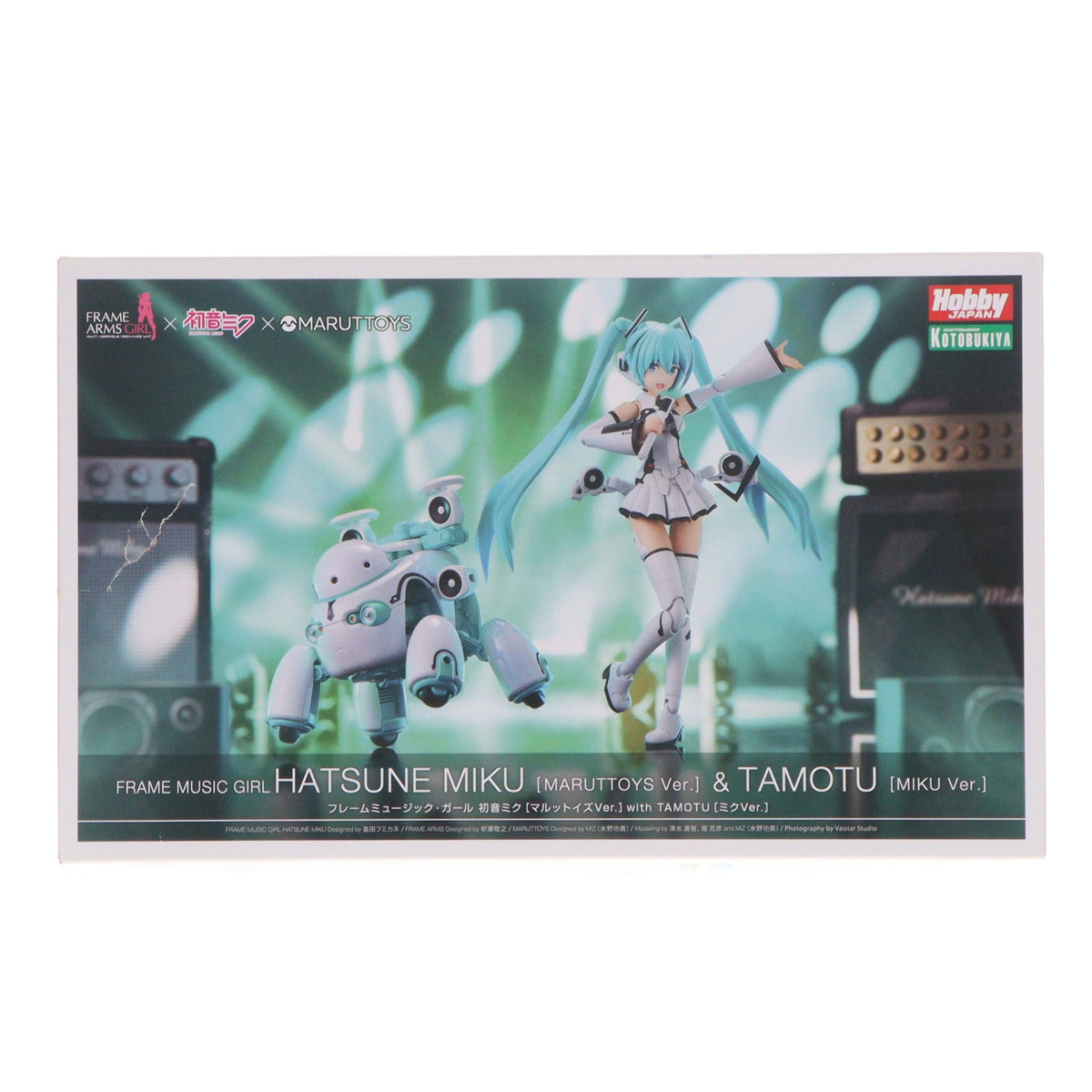 【中古即納】[PTM] フレームミュージック・ガール 初音ミク[マルットイズVer.]with TAMOTU[ミクVer.] フレームアームズ・ガール VOCALOID(ボーカロイド) プラモデル(FG145) コトブキヤ(20221119)
