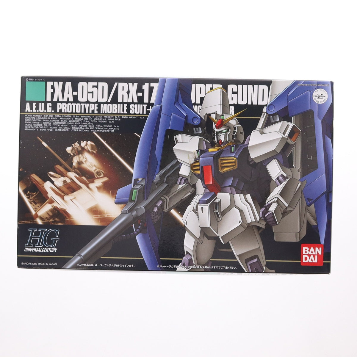 【中古即納】[PTM] HGUC 1/144 FXA-05D/RX-178 スーパーガンダム 機動戦士Zガンダム プラモデル(0114207) バンダイ(20090831)
