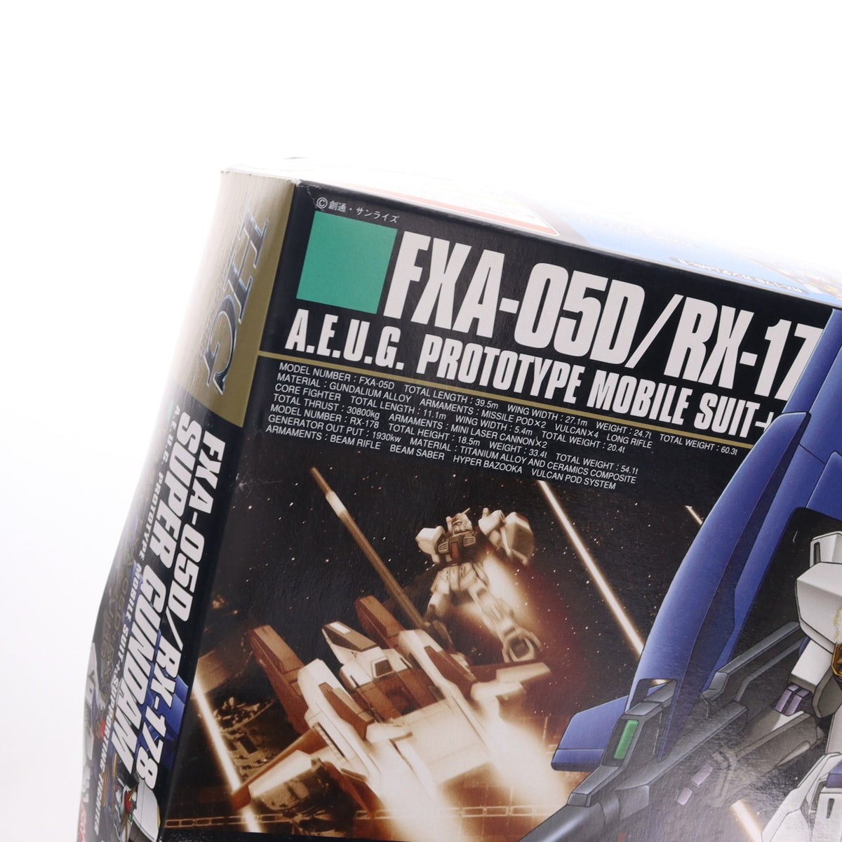 【中古即納】[PTM] HGUC 1/144 FXA-05D/RX-178 スーパーガンダム 機動戦士Zガンダム プラモデル(0114207) バンダイ(20090831)