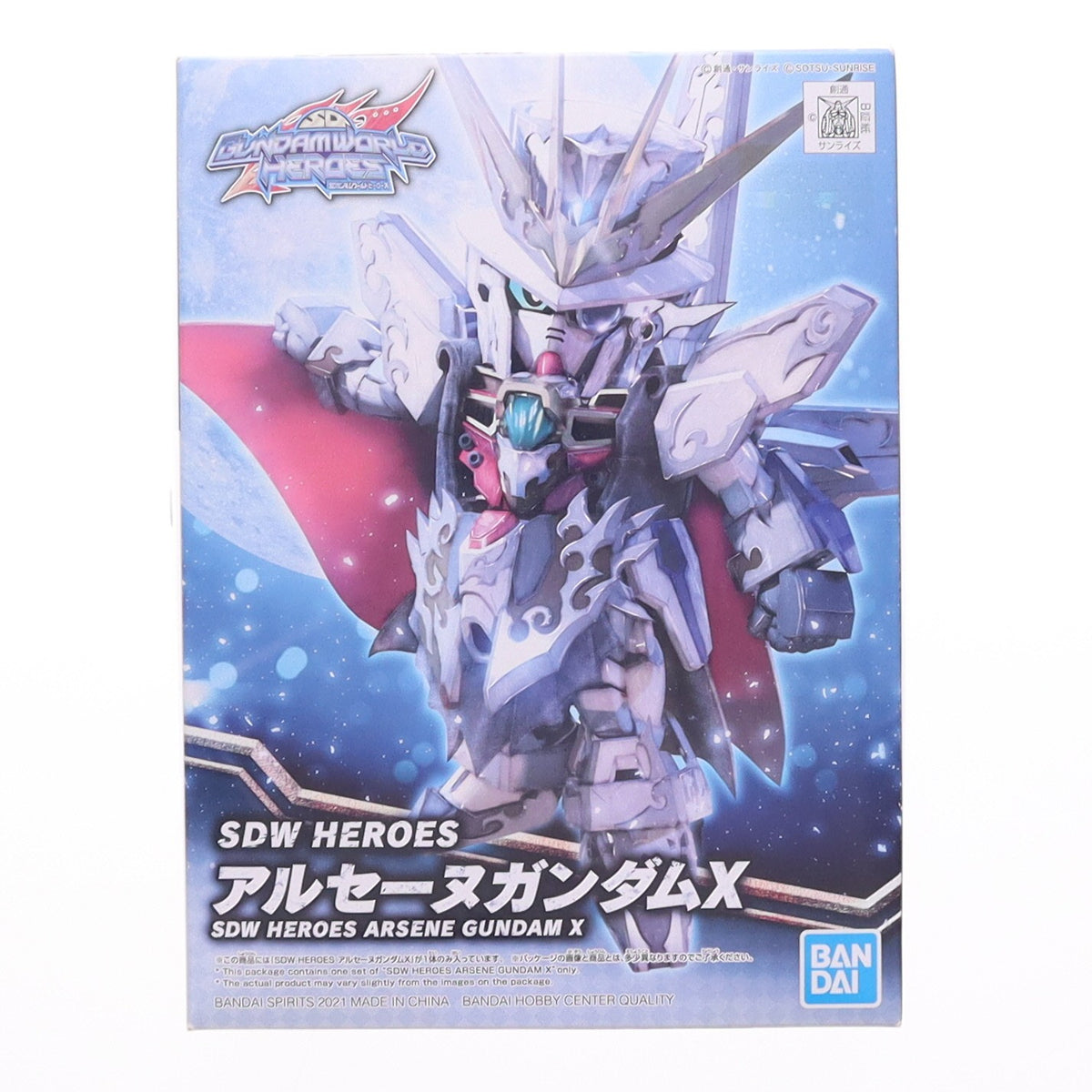 【中古即納】[PTM] アルセーヌガンダムX SDガンダムワールド ヒーローズ プラモデル(2568793) バンダイスピリッツ(20211016)